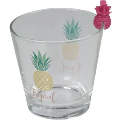 Marqueur pour verre en silicone ananas X 12