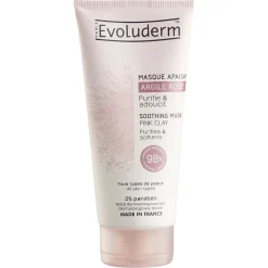 Masque apaisant Evoluderm argile rose 100 ml