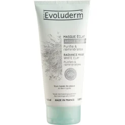 Masque Evoluderm éclat argile blanche 100 ml