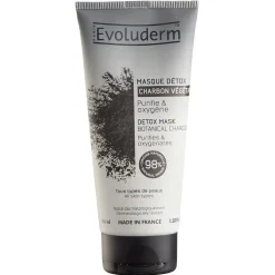 Masque Evoluderm détox charbon noir 100 ml