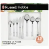 Menagère inox Russell Hobbs 6 personnes 44 pièces