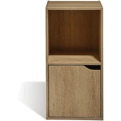 Meuble 2 casiers contreplaqué 1 niche 1 porte