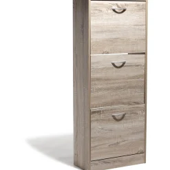 Meuble à chaussures Utah naturel 3 tiroirs