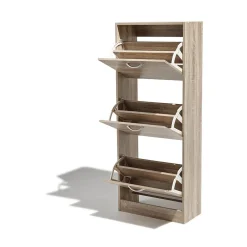 Meuble à chaussures Utah naturel 3 tiroirs
