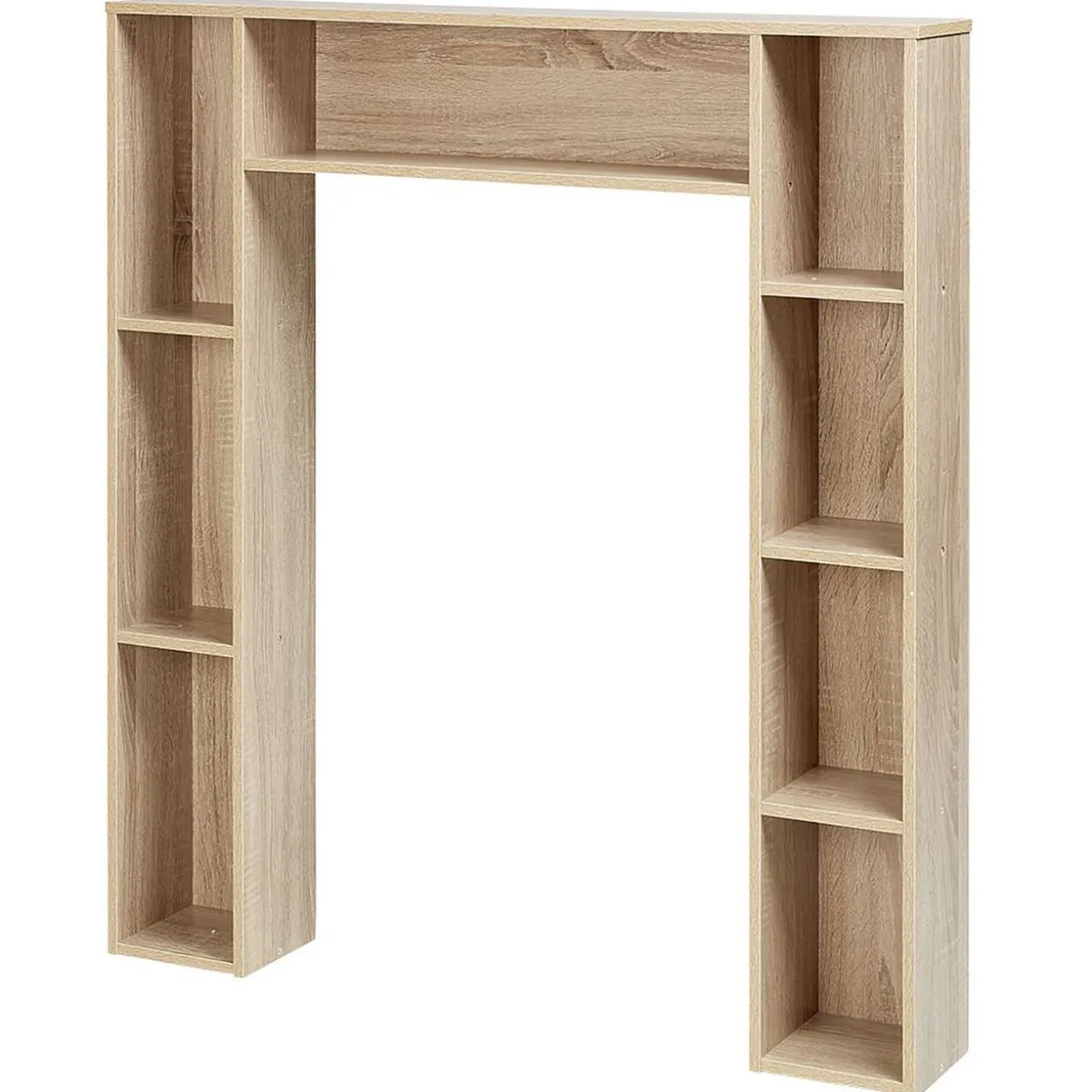 Meuble contour WC couleur naturel H.100 cm