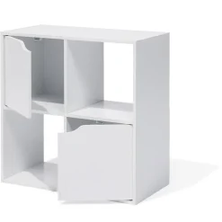 Meuble de rangement Adam 4 cases Blanc 60x29,8xH60 cm
