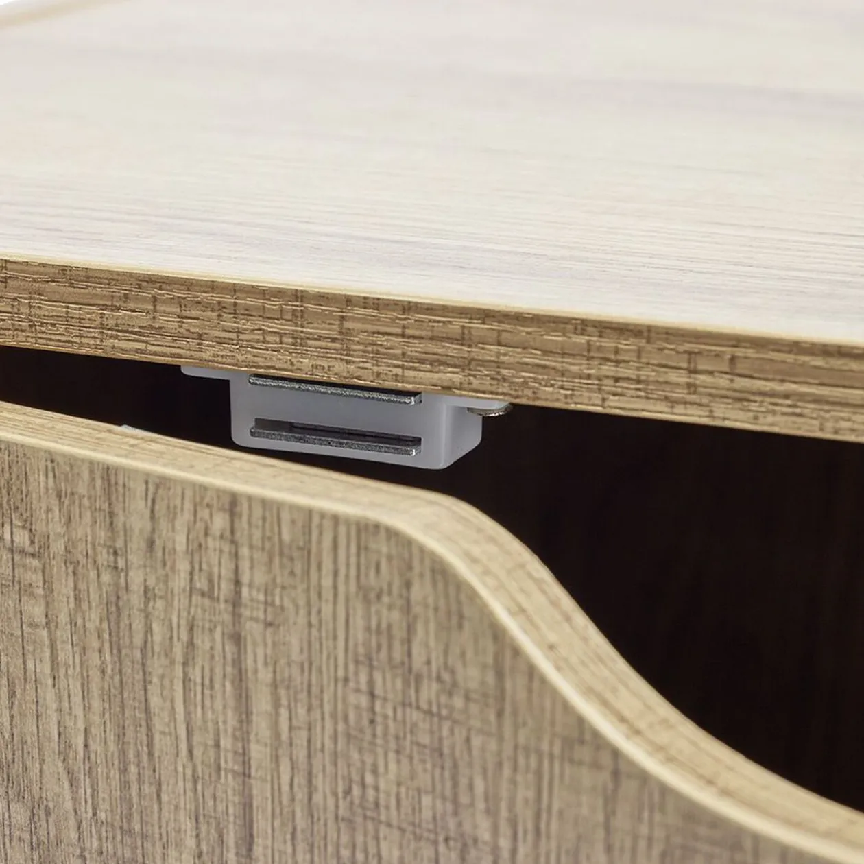 Meuble de rangement Adam 4 cases Marron 60x29,8xH60 cm