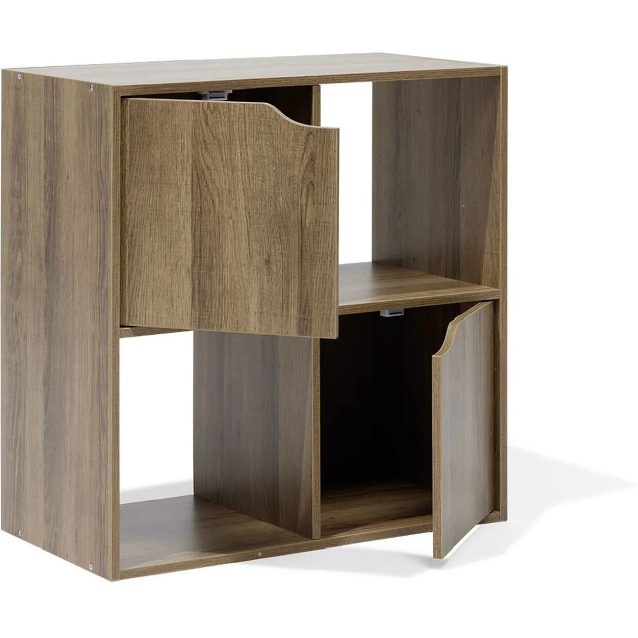 Meuble de rangement Adam 4 cases Marron 60x29,8xH60 cm