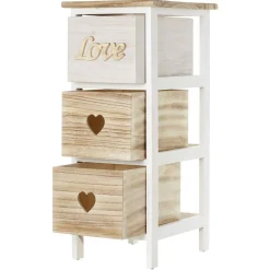 Meuble de rangement en bois 3 tiroirs