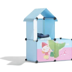 Meuble de rangement enfant motif dinosaure
