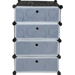 Meuble de rangement modulable 4 niveaux