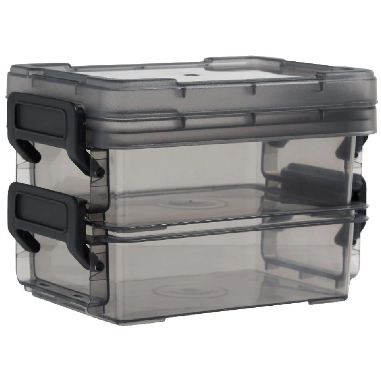 Mini boîte de rangement 0,2L fermeture clip x2