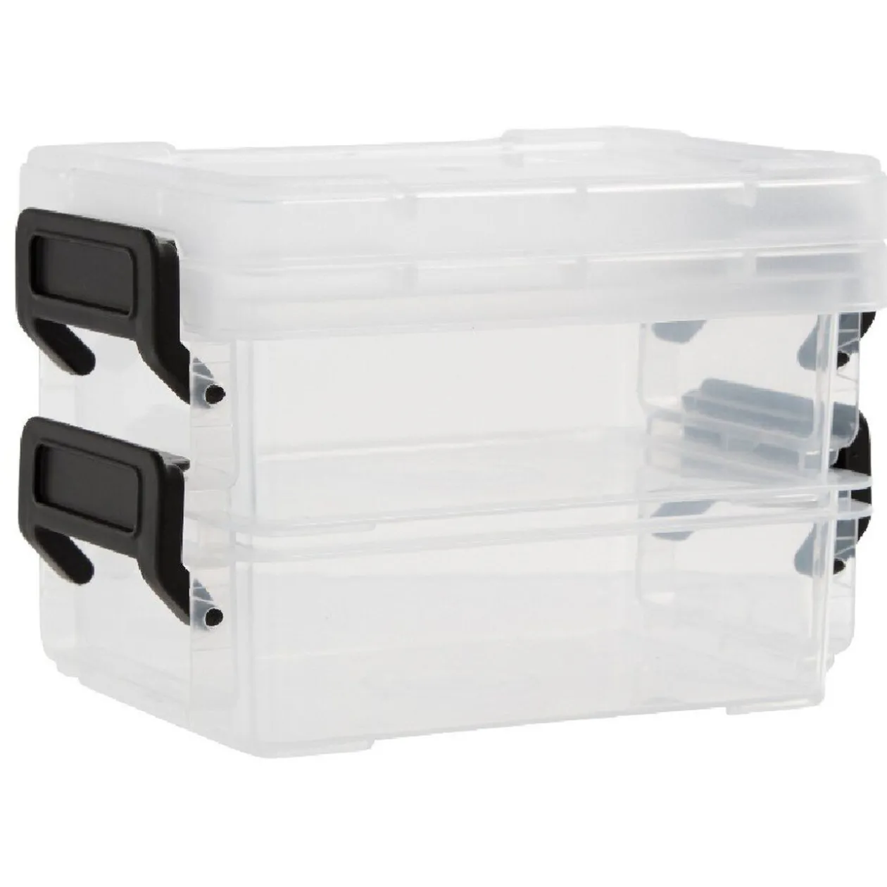 Mini boîte de rangement 0,2L fermeture clip x2