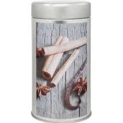 Mini boîte en métal décor épices