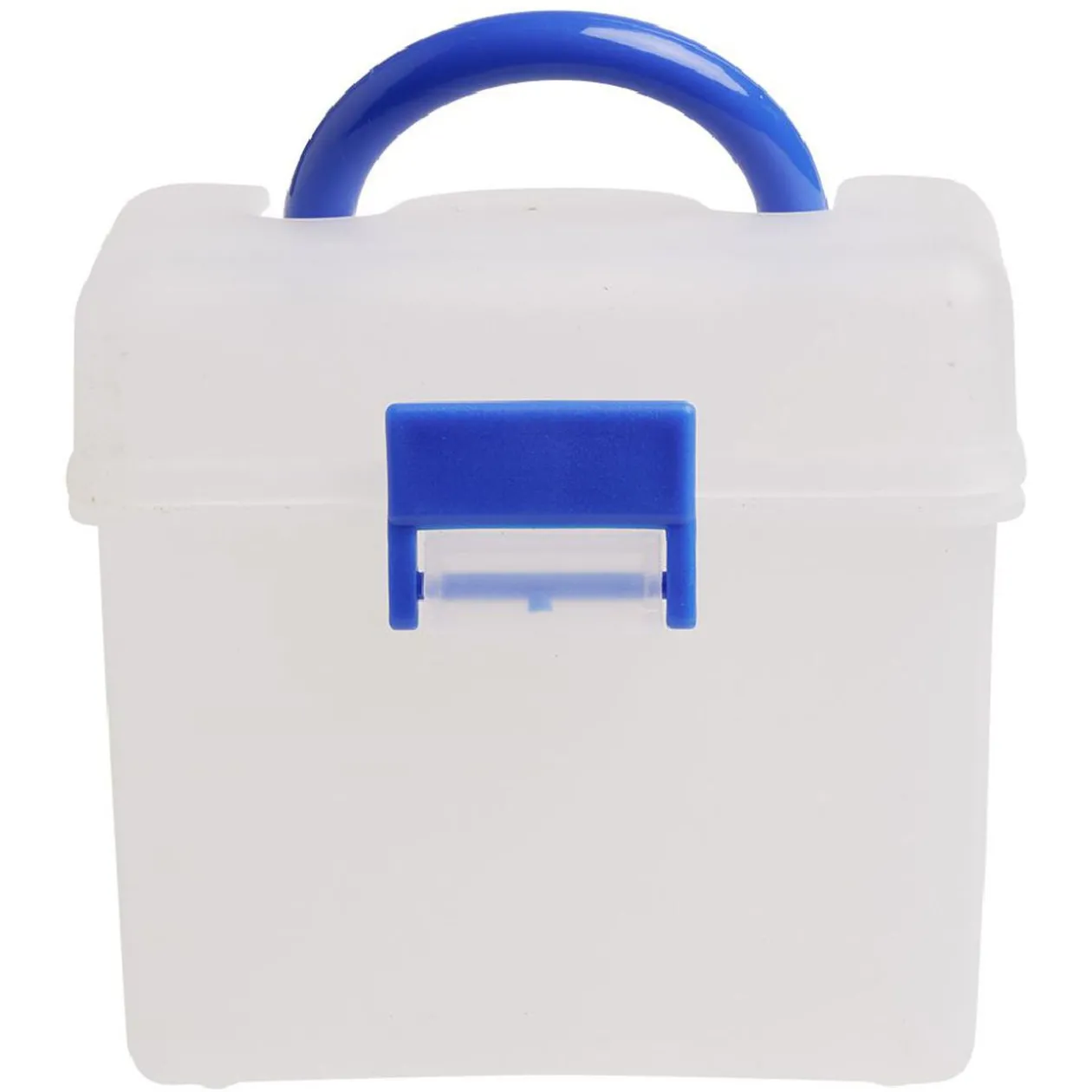 Mini boîte en plastique avec fermeture clip x2