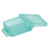 Mini boîte en plastique vert fermeture clips 0,20L x2