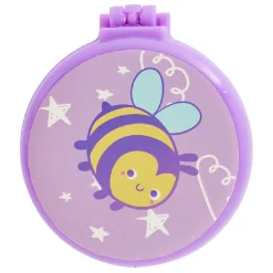 Mini brosse miroir rose