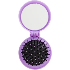 Mini brosse miroir rose