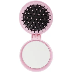 Mini brosse miroir rose