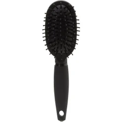 Mini brosse ronde pneumatique pvc noir
