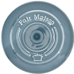 Mini cocotte ronde bleu canard