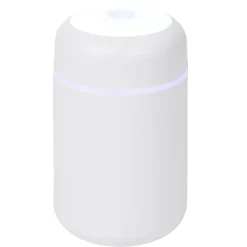 Mini humidificateur électrique USB plastique blanc Ø7,8xH11,9cm