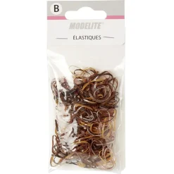 Mini élastique en caoutchouc marron x500