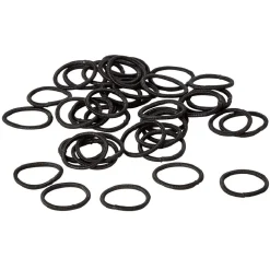 Mini élastique sans métal noir x40