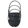 Mini panier noir x3