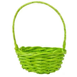 Mini panier vert anis x3