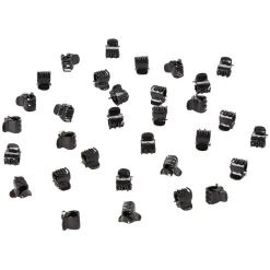 Mini pince plastique noir x32
