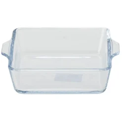 Mini plat en verre forme carré