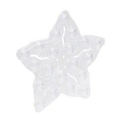 Mini tapis de douche antidérapant forme étoile x6