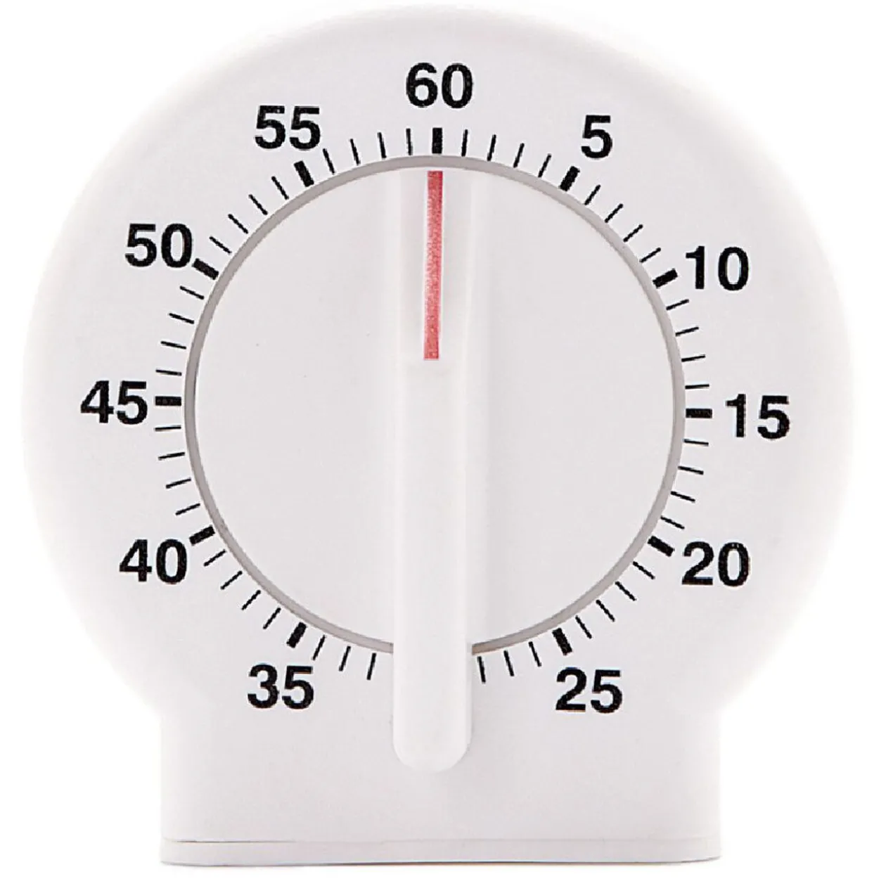 Minuteur de cuisine blanc