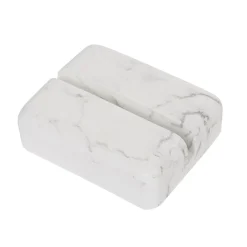 Miroir à poser avec socle déco effet marbre