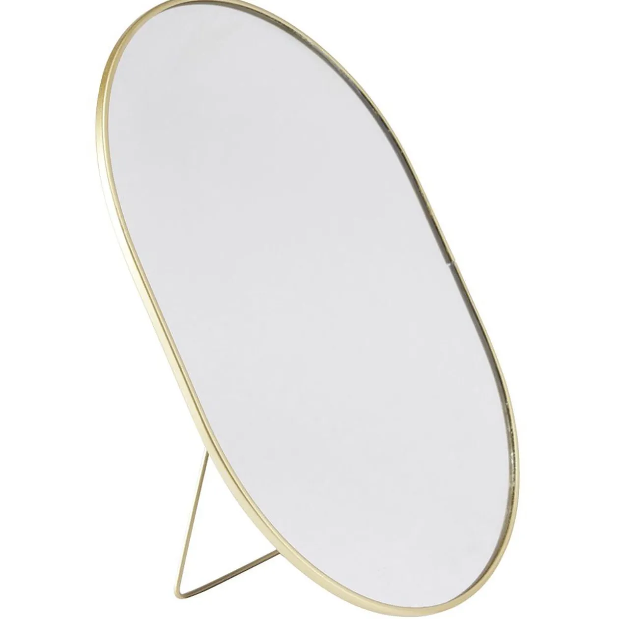 Miroir à poser métal doré Sunflow 16x2xH22cm