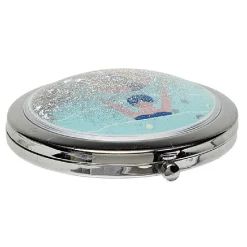 Miroir de poche à paillettes