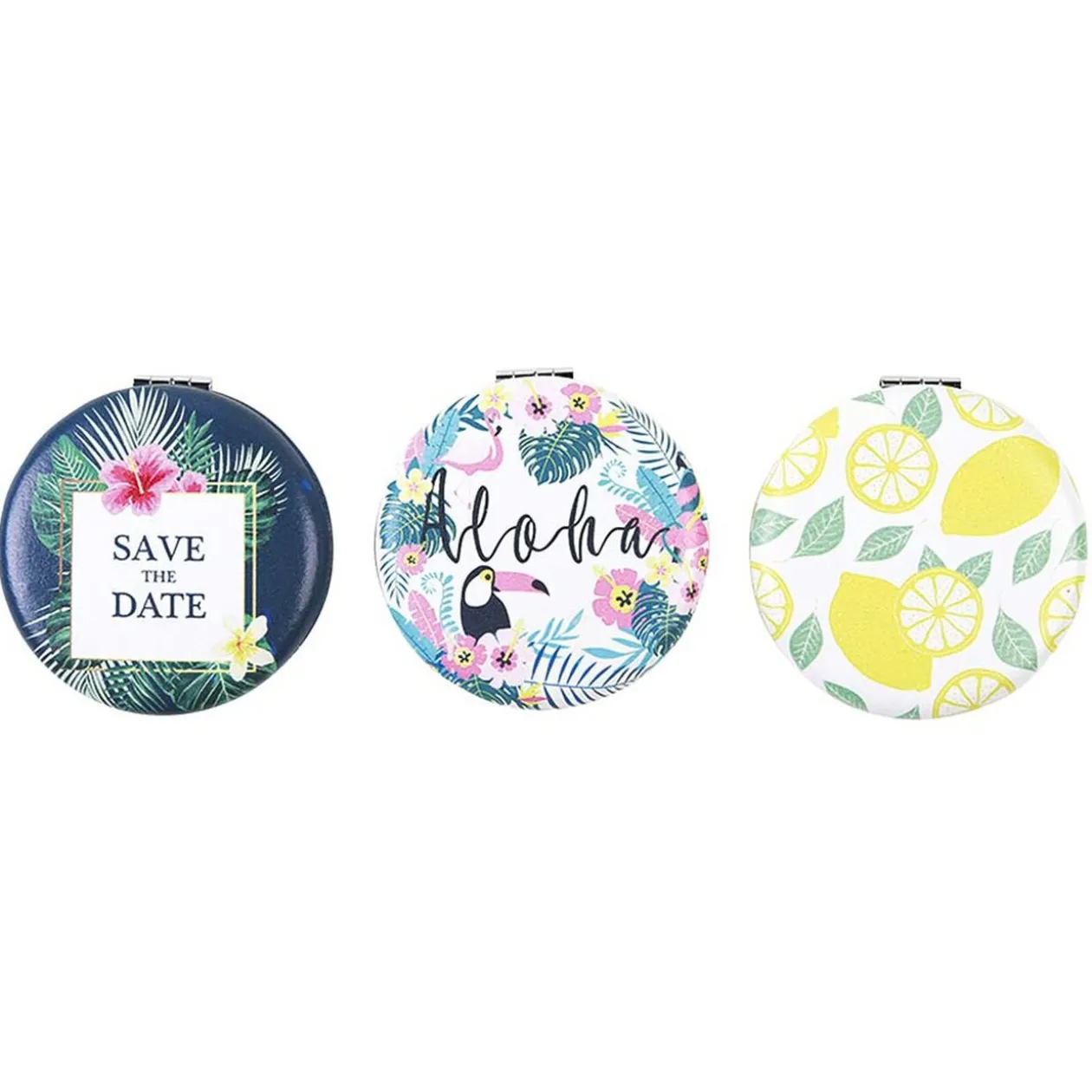 Miroir de poche design coloré