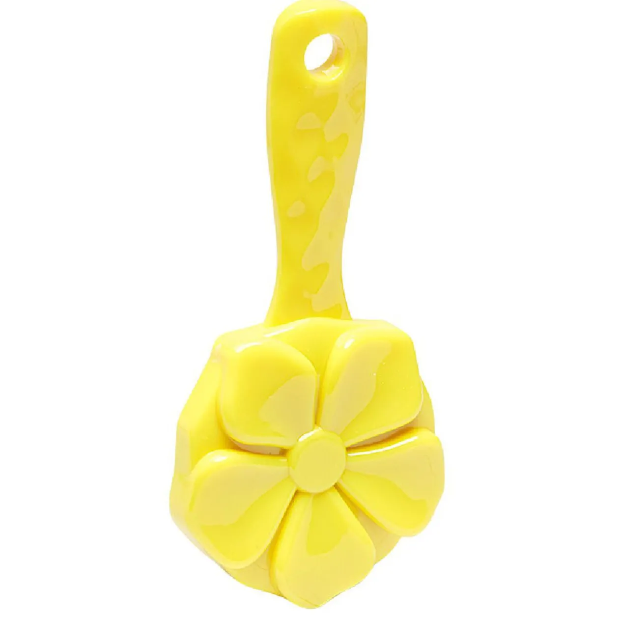 Miroir de poche jaune