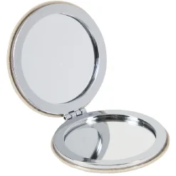 Miroir de voyage rond grossissant x1/x2