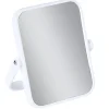 Miroir grossissant x1 x2 double face rectangulaire sur pied blanc