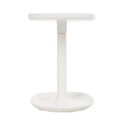 Miroir POP blanc sur pied repose bijoux