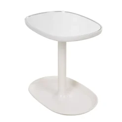 Miroir POP blanc sur pied repose bijoux