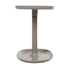 Miroir POP gris taupe sur pied repose bijoux