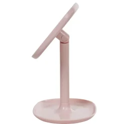 Miroir POP rose sur pied repose bijoux