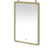 Miroir rectangulaire contour bois 20xH30cm