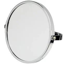 Miroir rond à poser métal esprit rétro noir