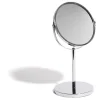 Miroir rond double face sur pied