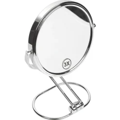Miroir rond effet grossissant x3 à poser