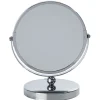 Miroir sur pied double face grossissant